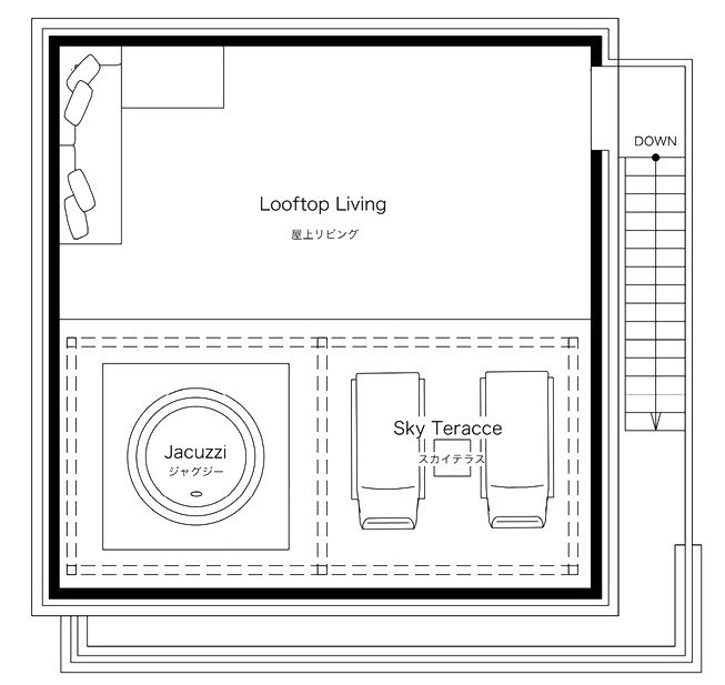 屋上 間取り図