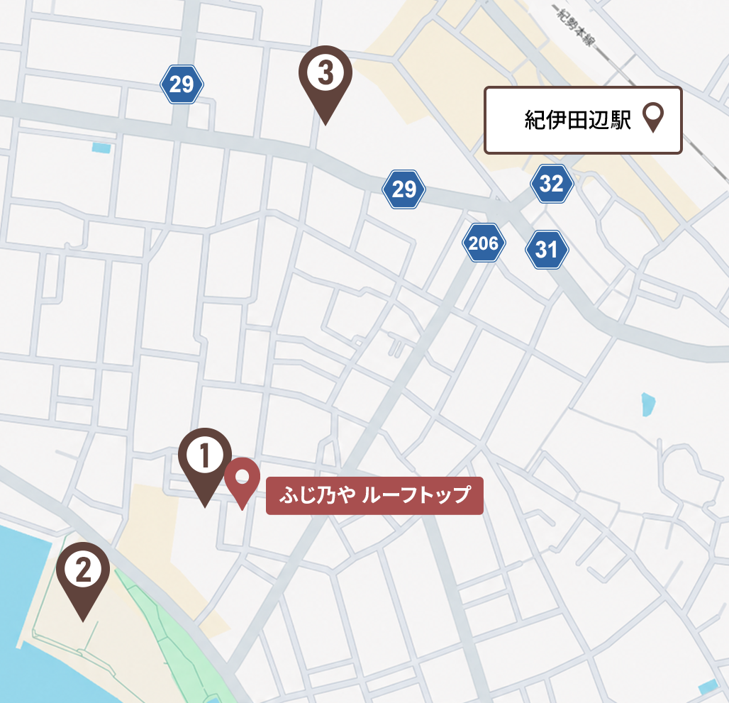 周辺コインパーキング案内図